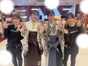 成人式　前撮り　梅田　袴　くすみカラー　かわいい　イマドキ　淡色　古典　タカゼン　撮影